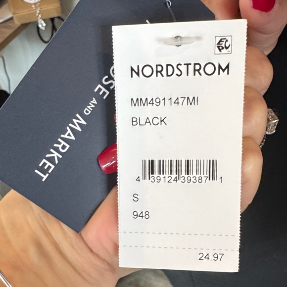 Melrose and Market Black Pintuck Square-Neck Camisole - Picture 7 of 10